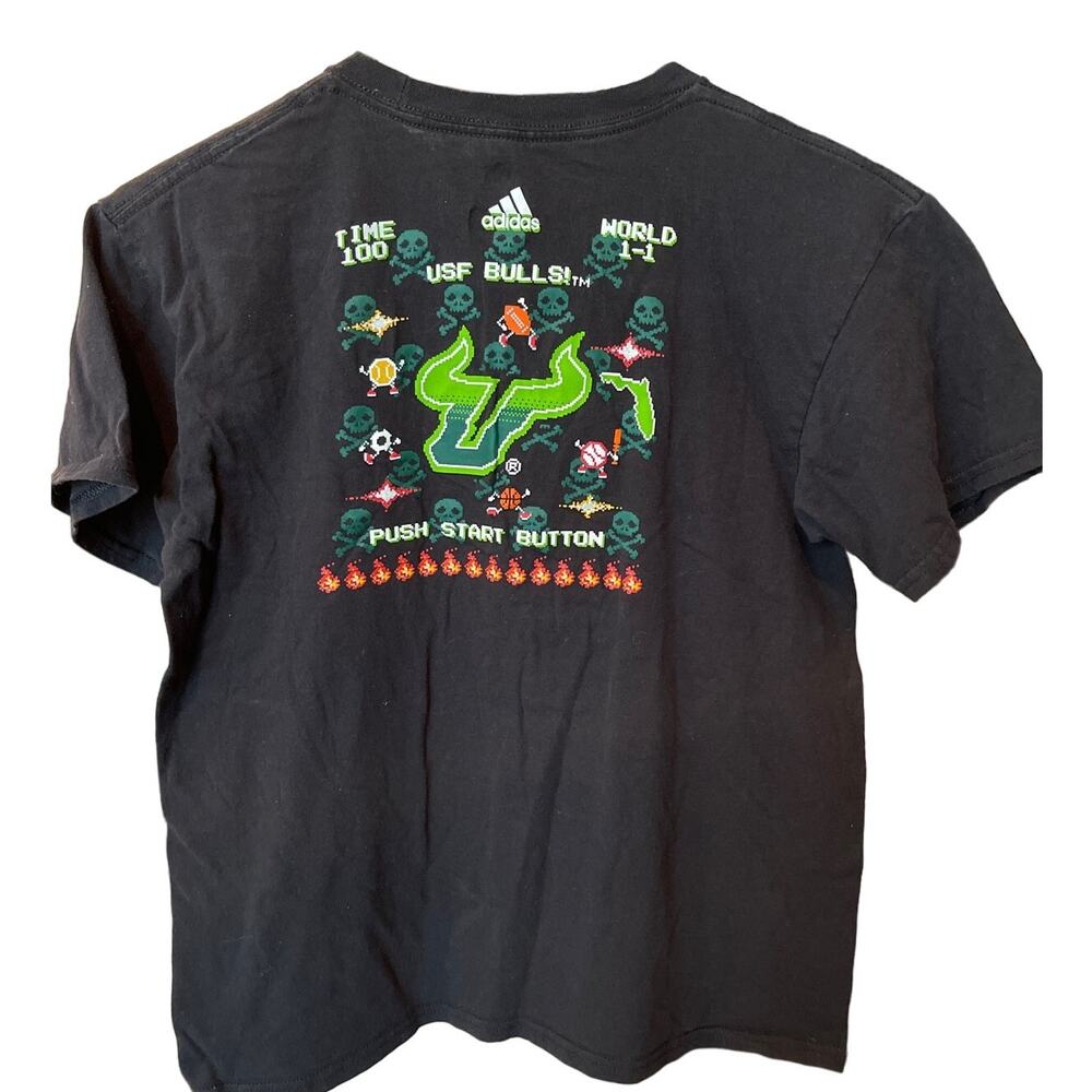 ADIDAS Black Tshirt Boys Sz M Gently used